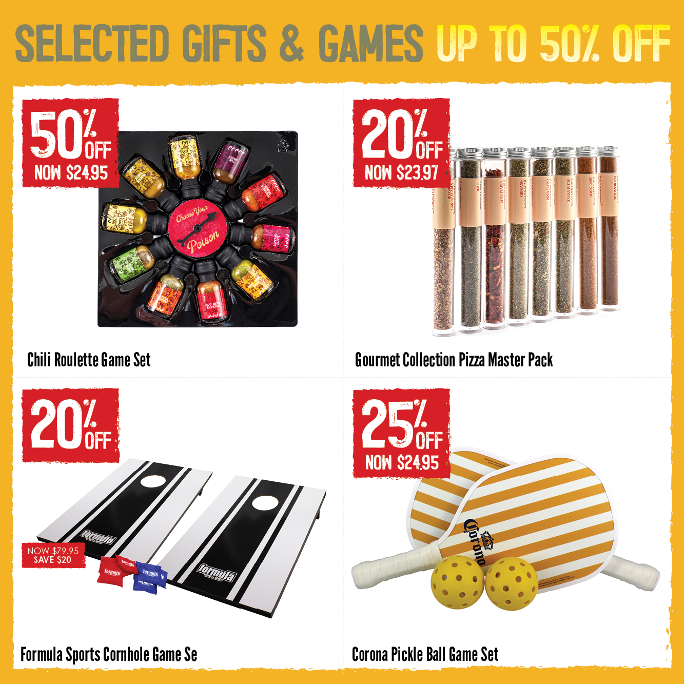 Selected Gifts & Games Up To 50% Off | Shop Now